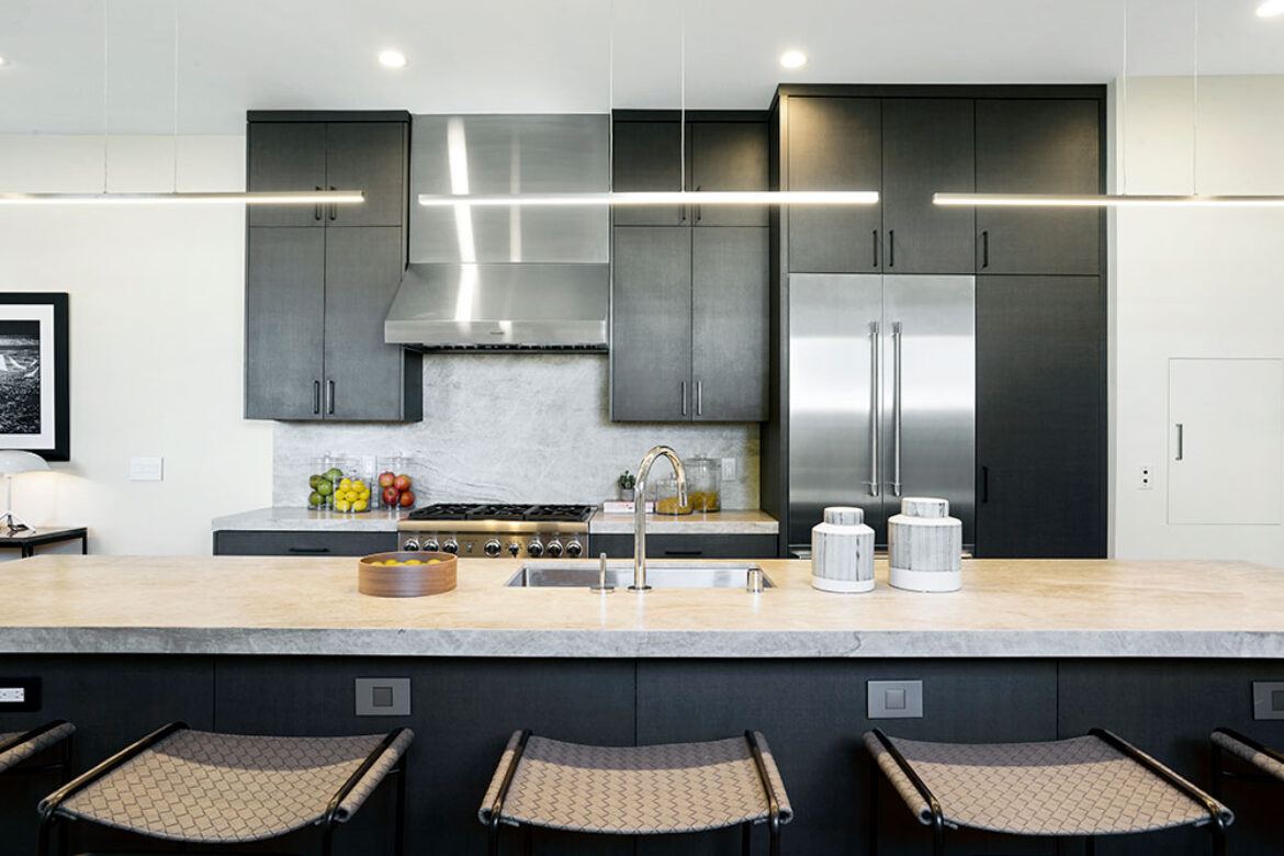 custom-contemporary-kitchen-with-bar-island-seating-in-los-angeles